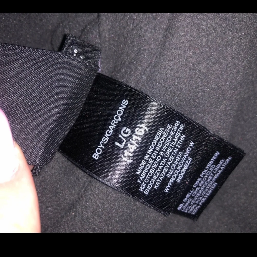 North Face Big Boys Reversible Black/Grey Sz Large  Winter jacket - Picture 3 of 3